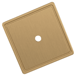 1-9/16" Thoreau Knob Backplate, Champagne Bronze Main - Image