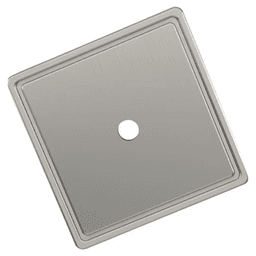 1-9/16" Thoreau Knob Backplate, Satin Nickel Main - Image