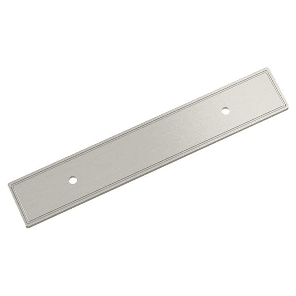 3-3/4" Thoreau Pull Backplate, Satin Nickel Main - Image