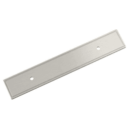 3-3/4" Thoreau Pull Backplate, Satin Nickel Main - Image