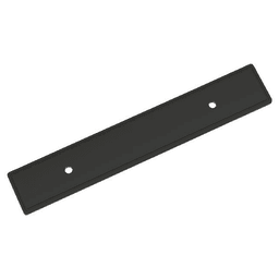 3-3/4" Thoreau Pull Backplate, Matte Black Main - Image