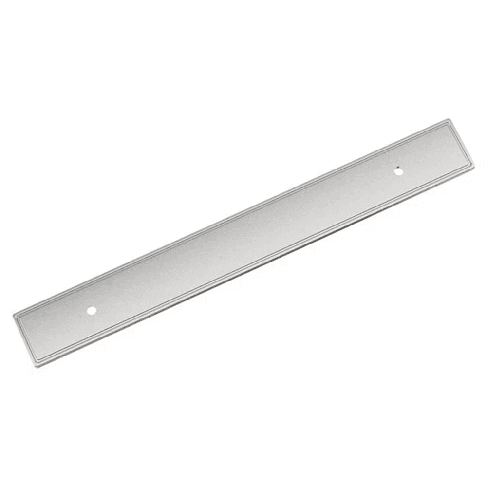 160mm Thoreau Rectangle Backplate, Polished Chrome Main - Image