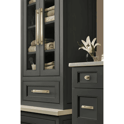 160mm Thoreau Rectangle Backplate, Golden Champagne Alt 4 - Image