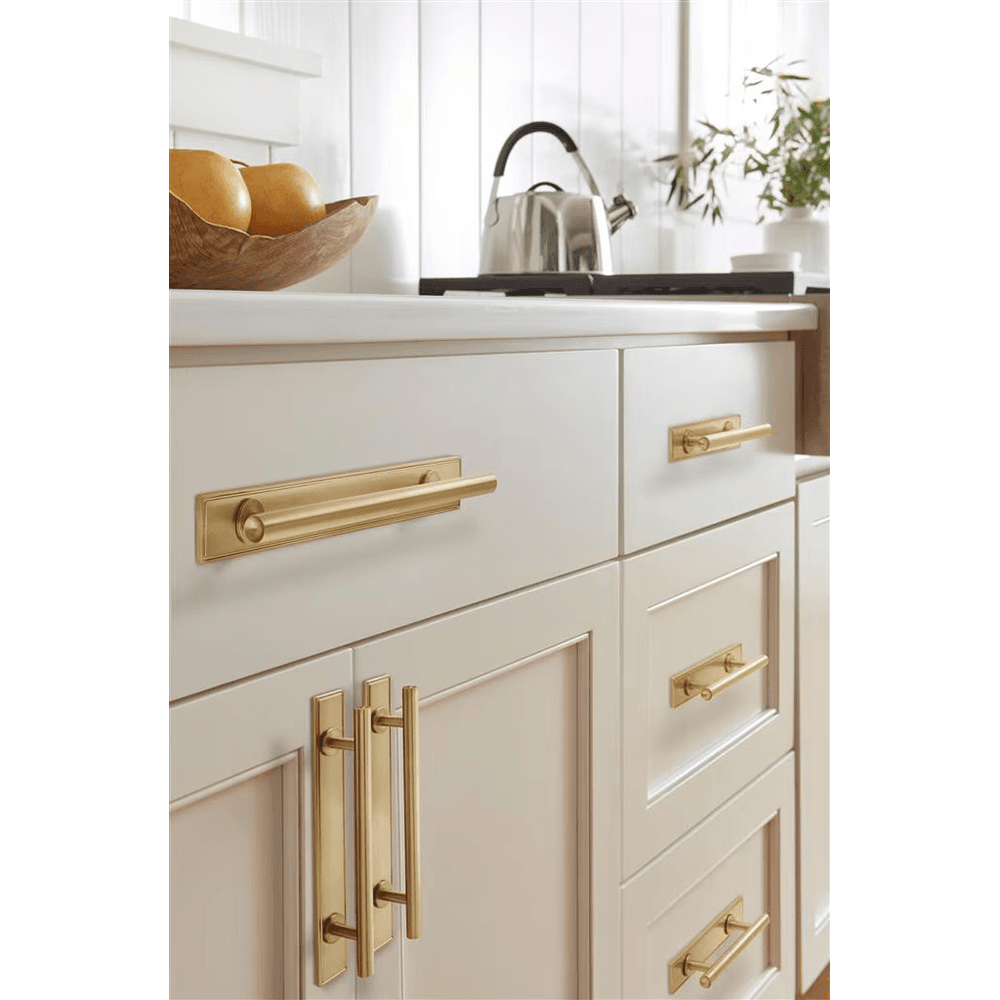 160mm Thoreau Rectangle Backplate, Champagne Bronze Alt 3 - Image