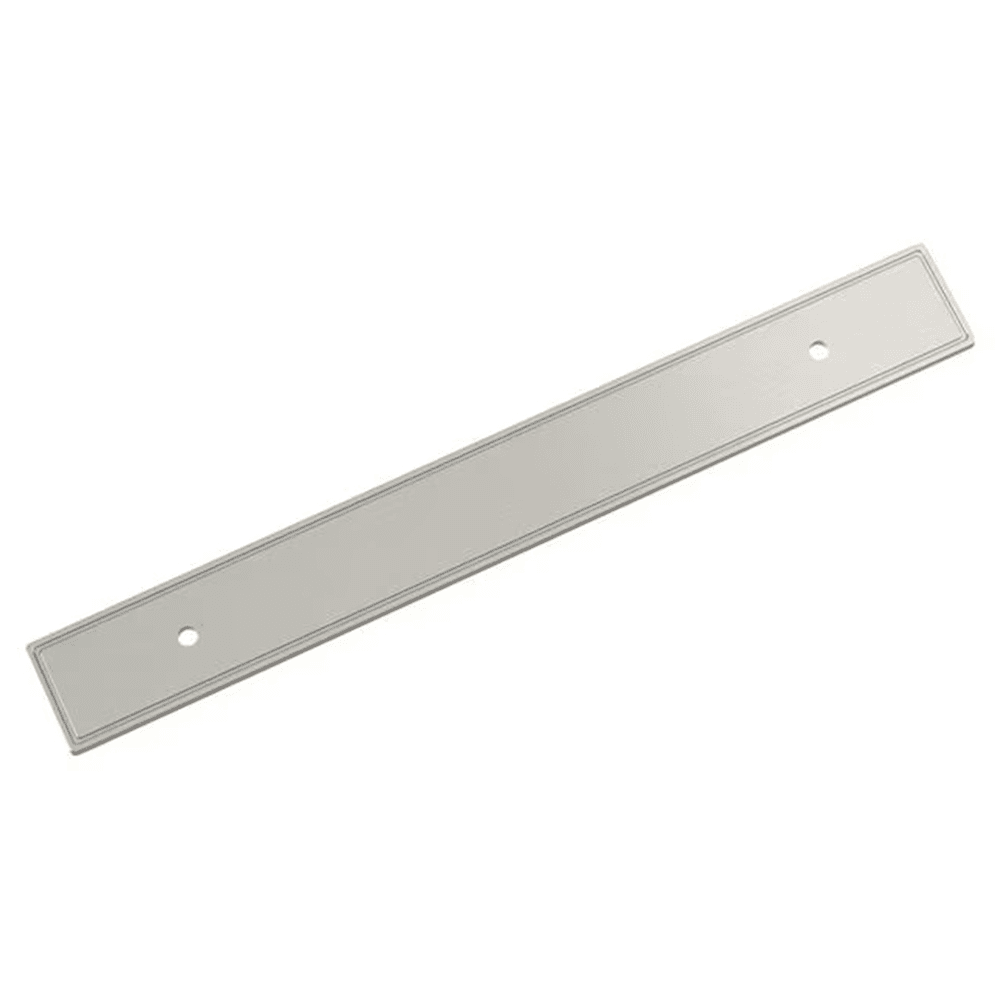 160mm Thoreau Rectangle Backplate, Satin Nickel Main - Image