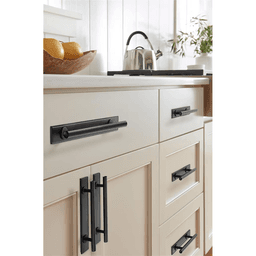 160mm Thoreau Rectangle Backplate, Matte Black Alt 3 - Image