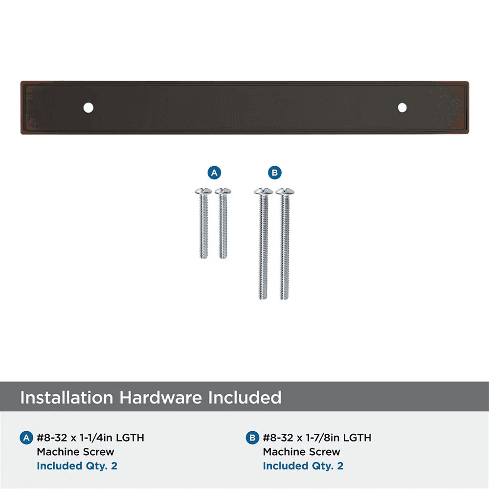160mm Thoreau Rectangle Backplate, Oil-Rubbed Bronze Alt 2 - Image