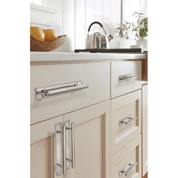 160mm Thoreau Rectangle Backplate, Polished Nickel Alt 3 - Image