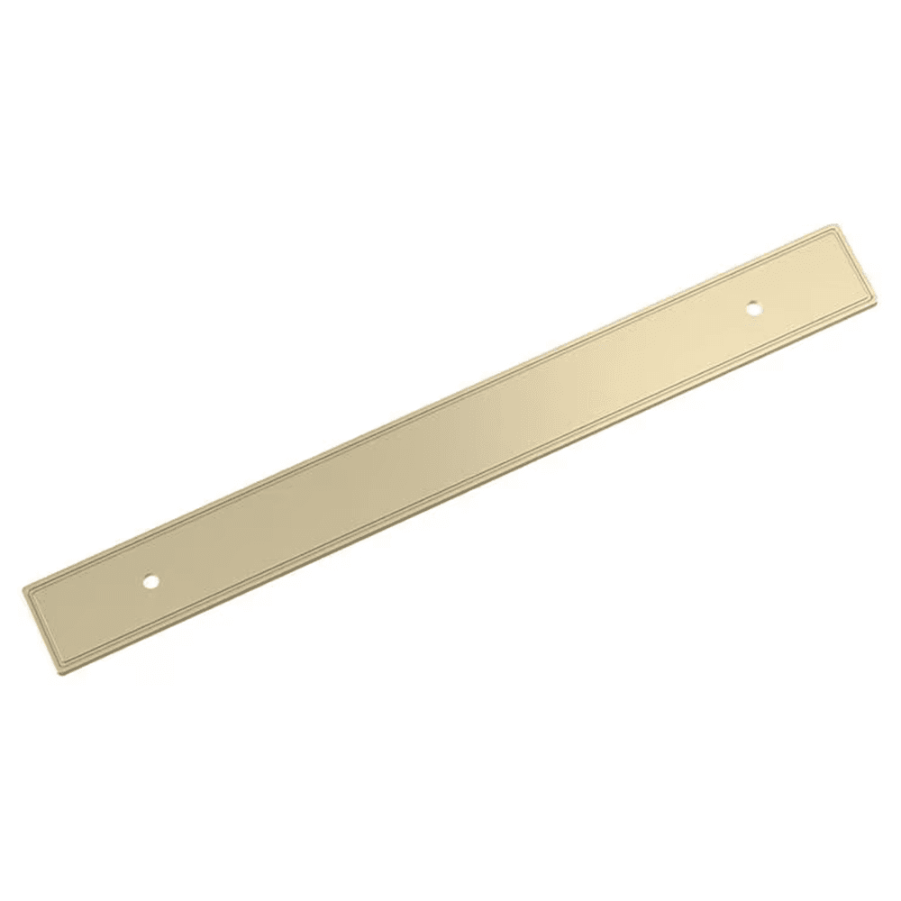 192mm Thoreau Rectangle Backplate, Golden Champagne Main - Image