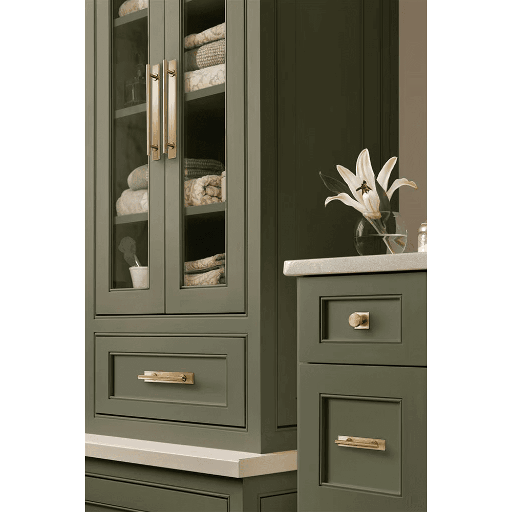 192mm Thoreau Rectangle Backplate, Champagne Bronze Alt 4 - Image