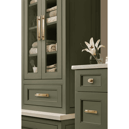 192mm Thoreau Rectangle Backplate, Champagne Bronze Alt 4 - Image