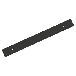 192mm Thoreau Rectangle Backplate, Matte Black Main - Image