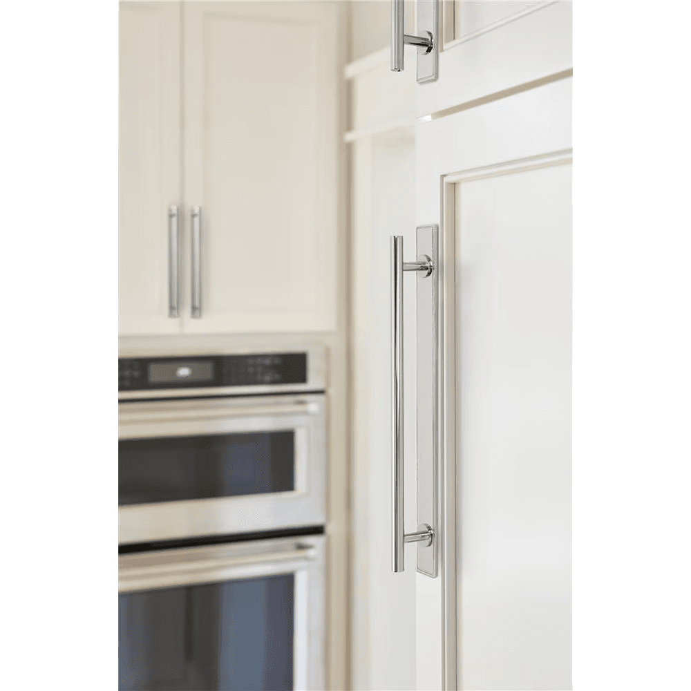 224mm Thoreau Rectangle Backplate, Polished Chrome Alt 3 - Image