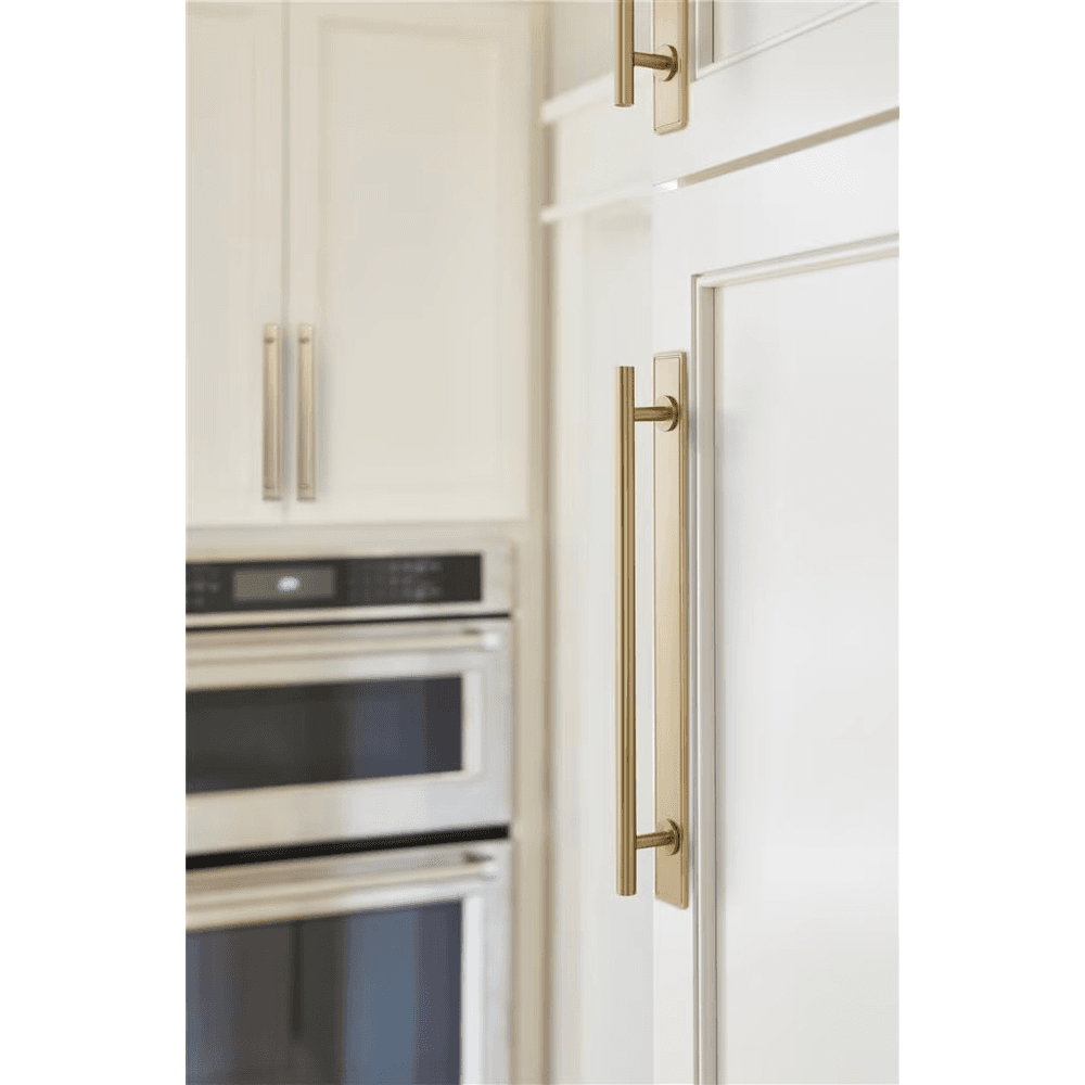 224mm Thoreau Rectangle Backplate, Golden Champagne Alt 3 - Image