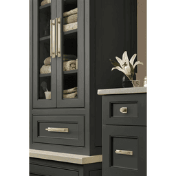 224mm Thoreau Rectangle Backplate, Golden Champagne Alt 4 - Image