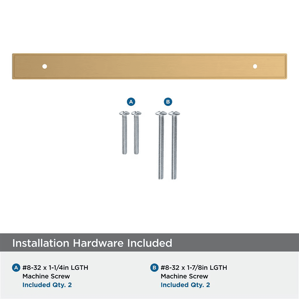 224mm Thoreau Rectangle Backplate, Champagne Bronze Alt 2 - Image