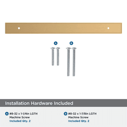 224mm Thoreau Rectangle Backplate, Champagne Bronze Alt 2 - Image