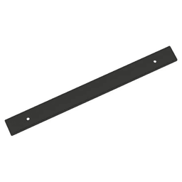 224mm Thoreau Rectangle Backplate, Matte Black Main - Image