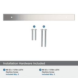 224mm Thoreau Rectangle Backplate, Polished Nickel Alt 2 - Image
