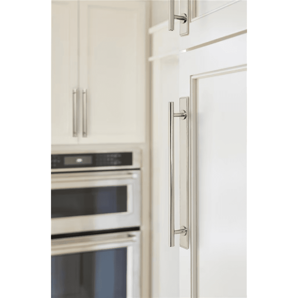 224mm Thoreau Rectangle Backplate, Polished Nickel Alt 3 - Image