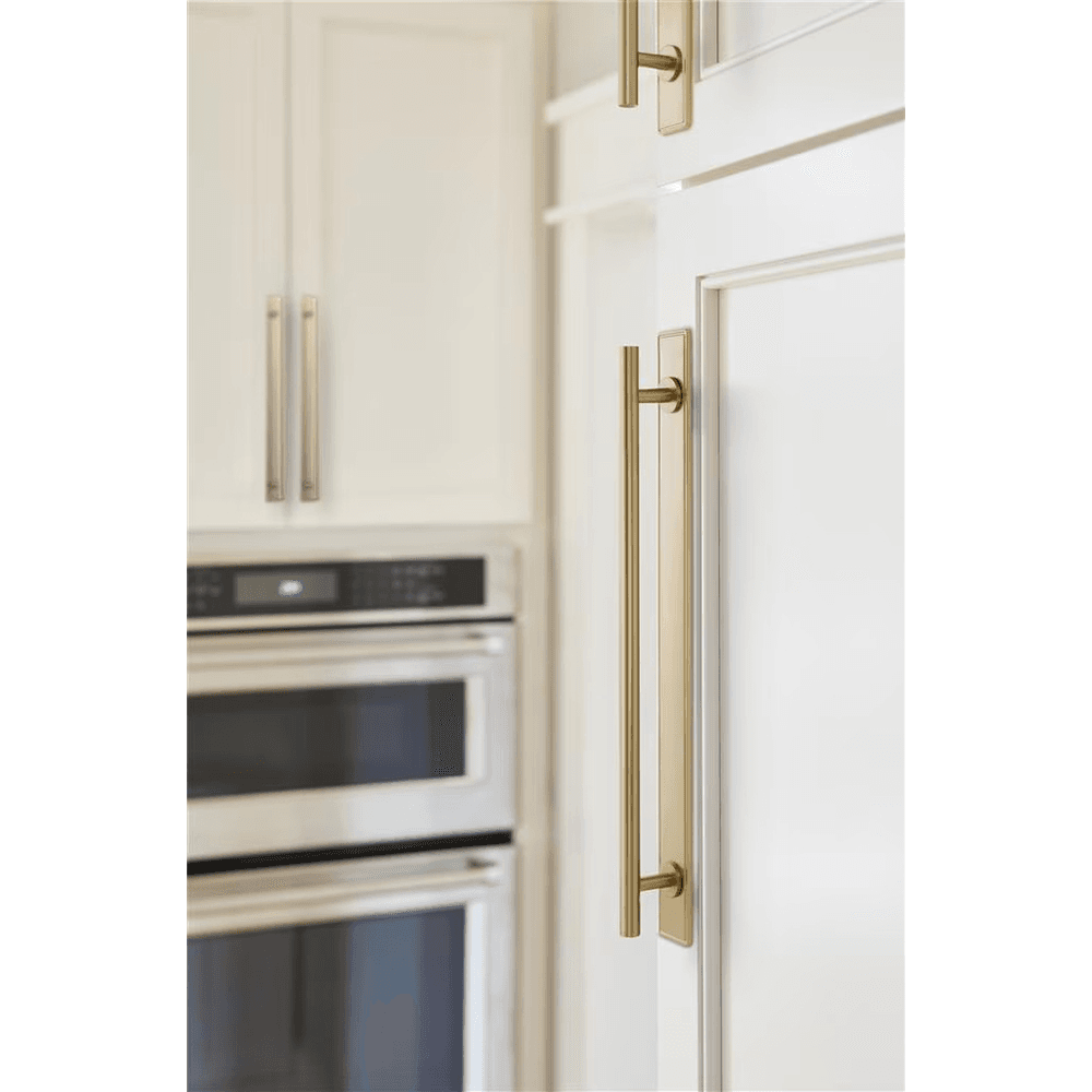 256mm Thoreau Rectangle Backplate, Golden Champagne Alt 3 - Image