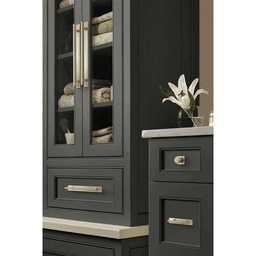 256mm Thoreau Rectangle Backplate, Golden Champagne Alt 4 - Image