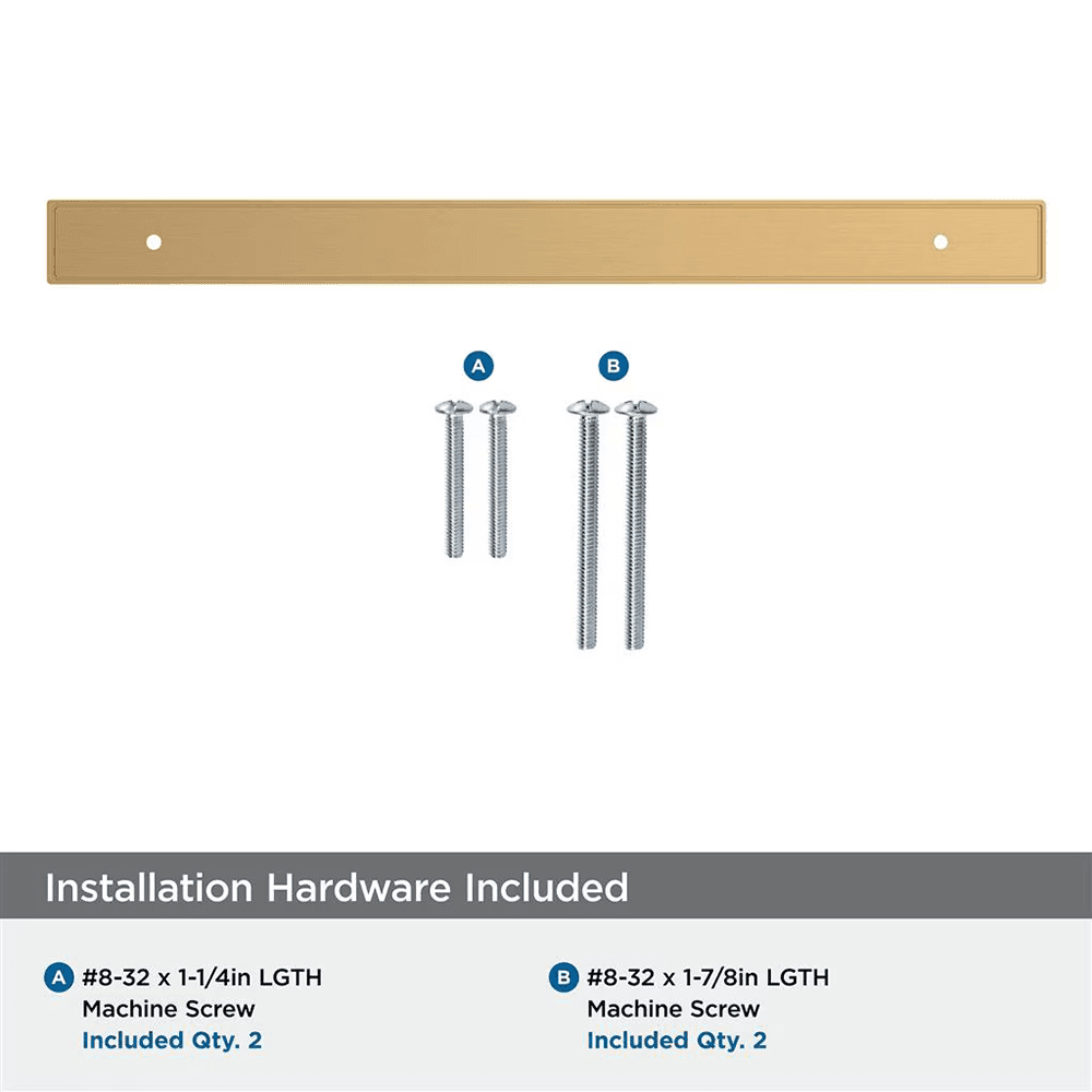 256mm Thoreau Rectangle Backplate, Champagne Bronze Alt 2 - Image
