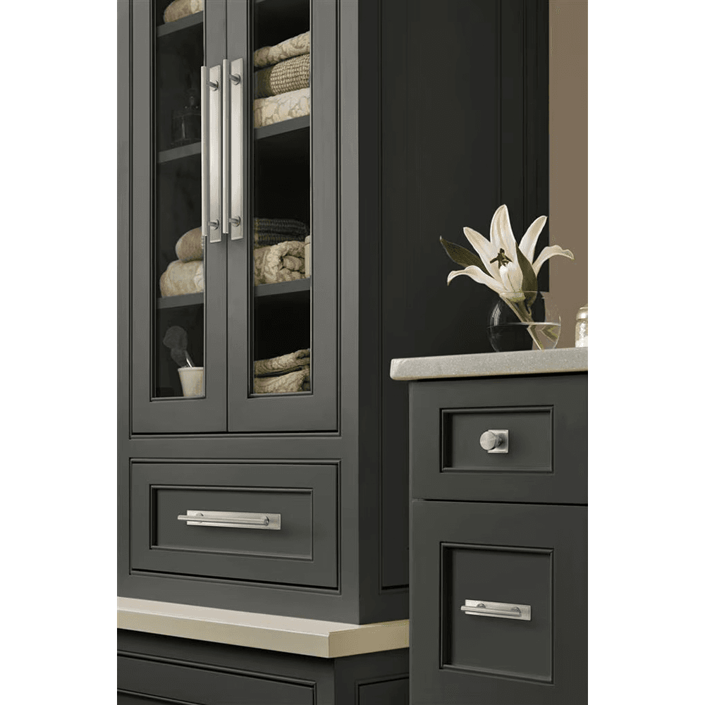 256mm Thoreau Rectangle Backplate, Satin Nickel Alt 4 - Image