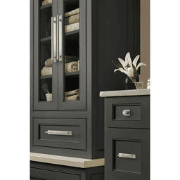 256mm Thoreau Rectangle Backplate, Satin Nickel Alt 4 - Image