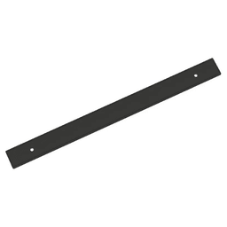 256mm Thoreau Rectangle Backplate, Matte Black Main - Image