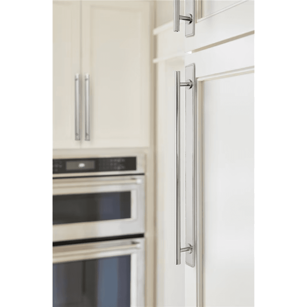 320mm Thoreau Rectangle Backplate, Polished Chrome Alt 3 - Image