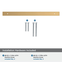 320mm Thoreau Rectangle Backplate, Champagne Bronze Alt 2 - Image