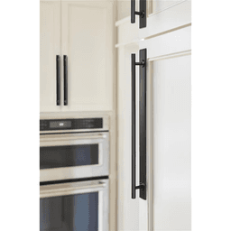 320mm Thoreau Rectangle Backplate, Matte Black Alt 3 - Image