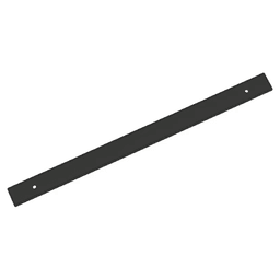 320mm Thoreau Rectangle Backplate, Matte Black Main - Image
