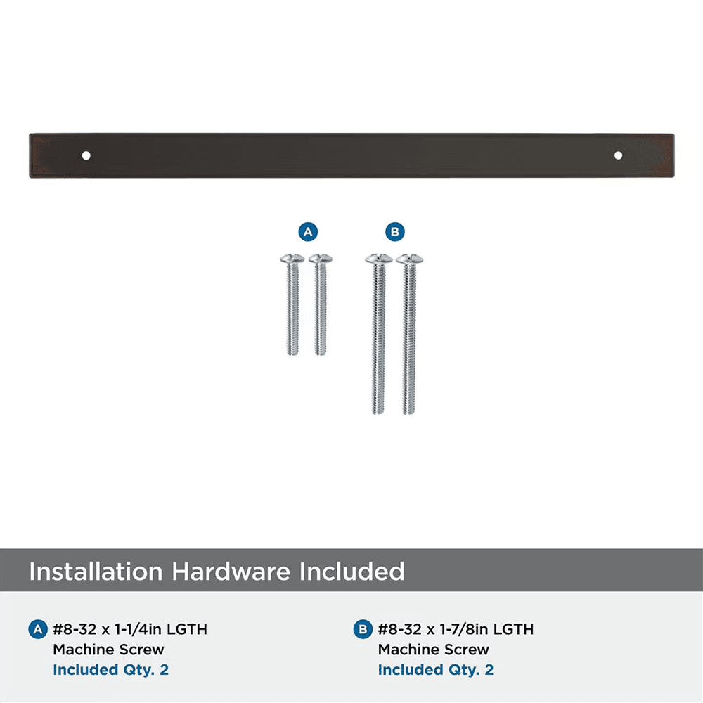320mm Thoreau Rectangle Backplate, Oil-Rubbed Bronze Alt 2 - Image