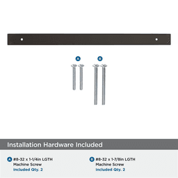 320mm Thoreau Rectangle Backplate, Oil-Rubbed Bronze Alt 2 - Image