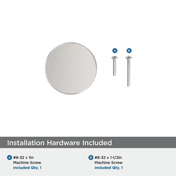 1" Balata Cabinet Knob, Polished Nickel Alt 2 - Image