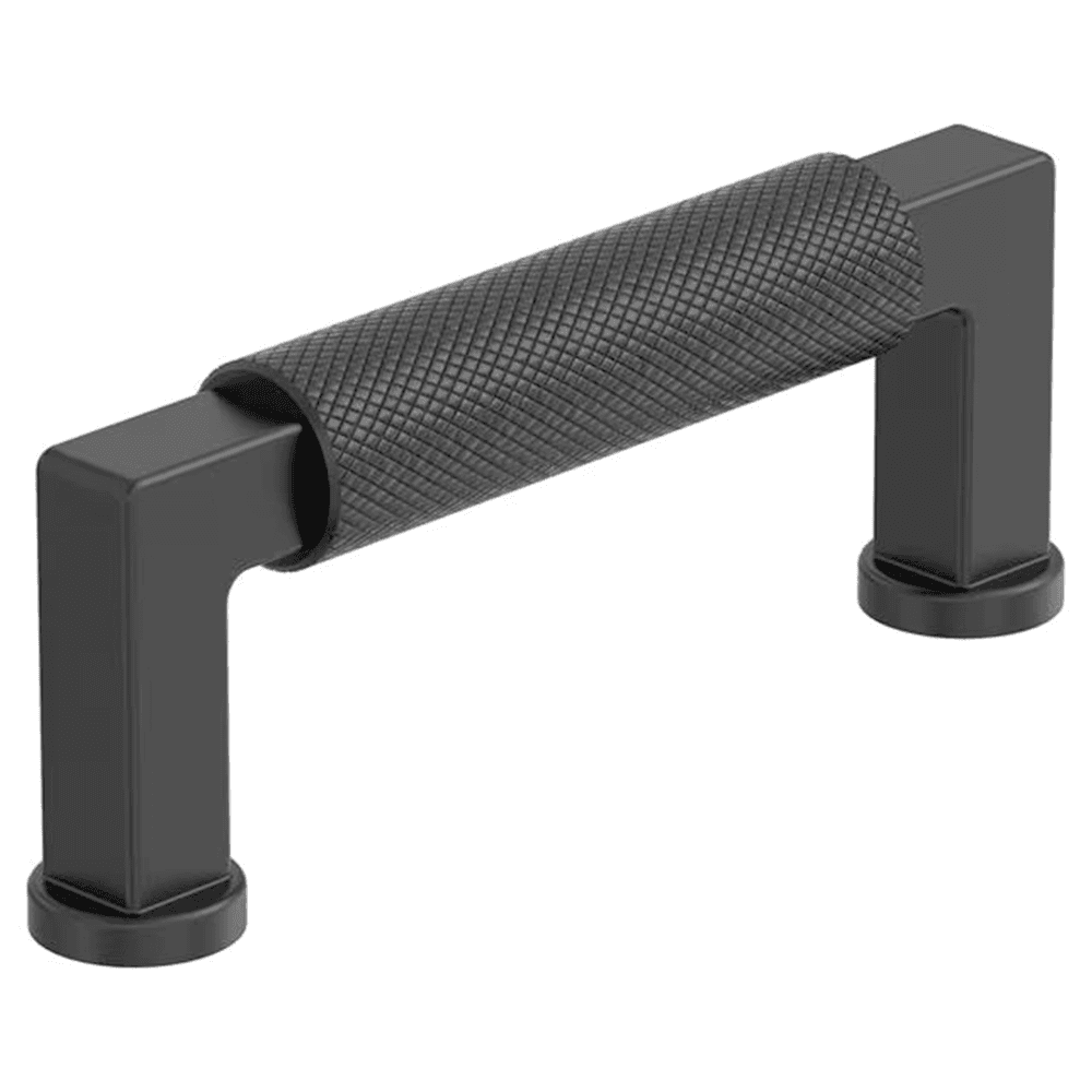 76mm Balata Cabinet Pull, Matte Black Main - Image