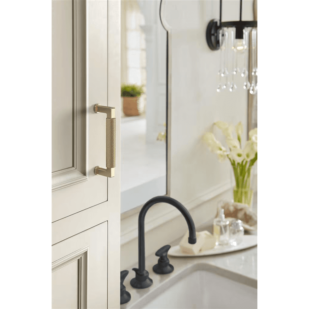 96mm Balata Cabinet Pull, Golden Champagne Alt 3 - Image