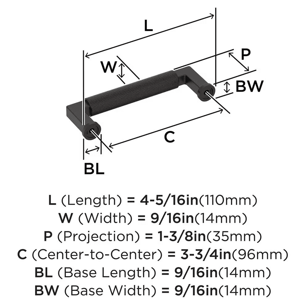 96mm Balata Cabinet Pull, Oil-Rubbed Bronze Alt 1 - Image
