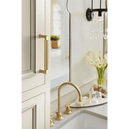 128mm Balata Cabinet Pull, Champagne Bronze Alt 3 - Image