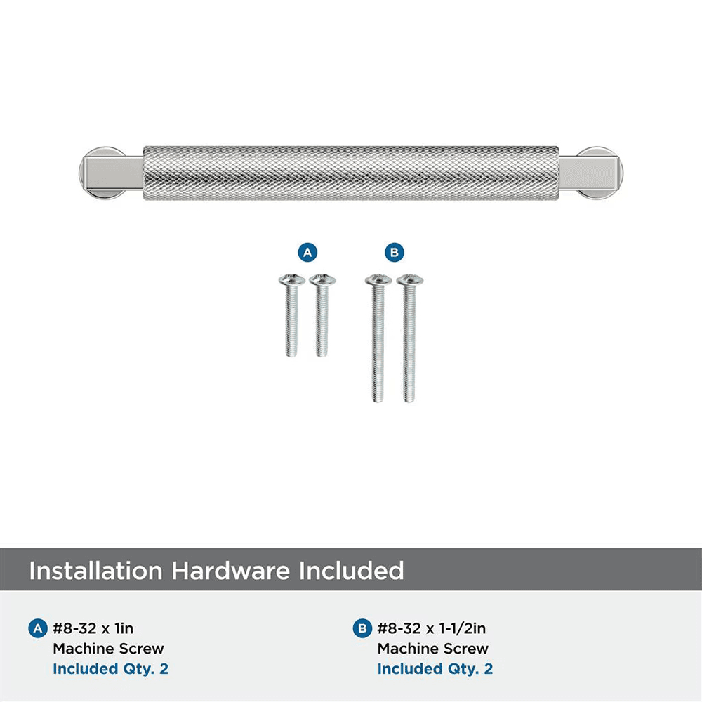 128mm Balata Cabinet Pull, Polished Nickel Alt 2 - Image