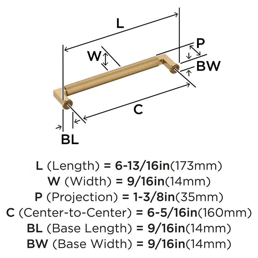 160mm Balata Cabinet Pull, Champagne Bronze Alt 1 - Image
