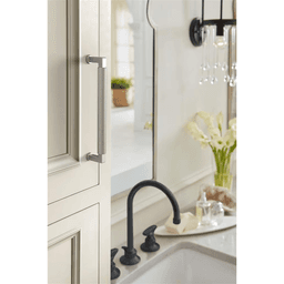 160mm Balata Cabinet Pull, Satin Nickel Alt 3 - Image