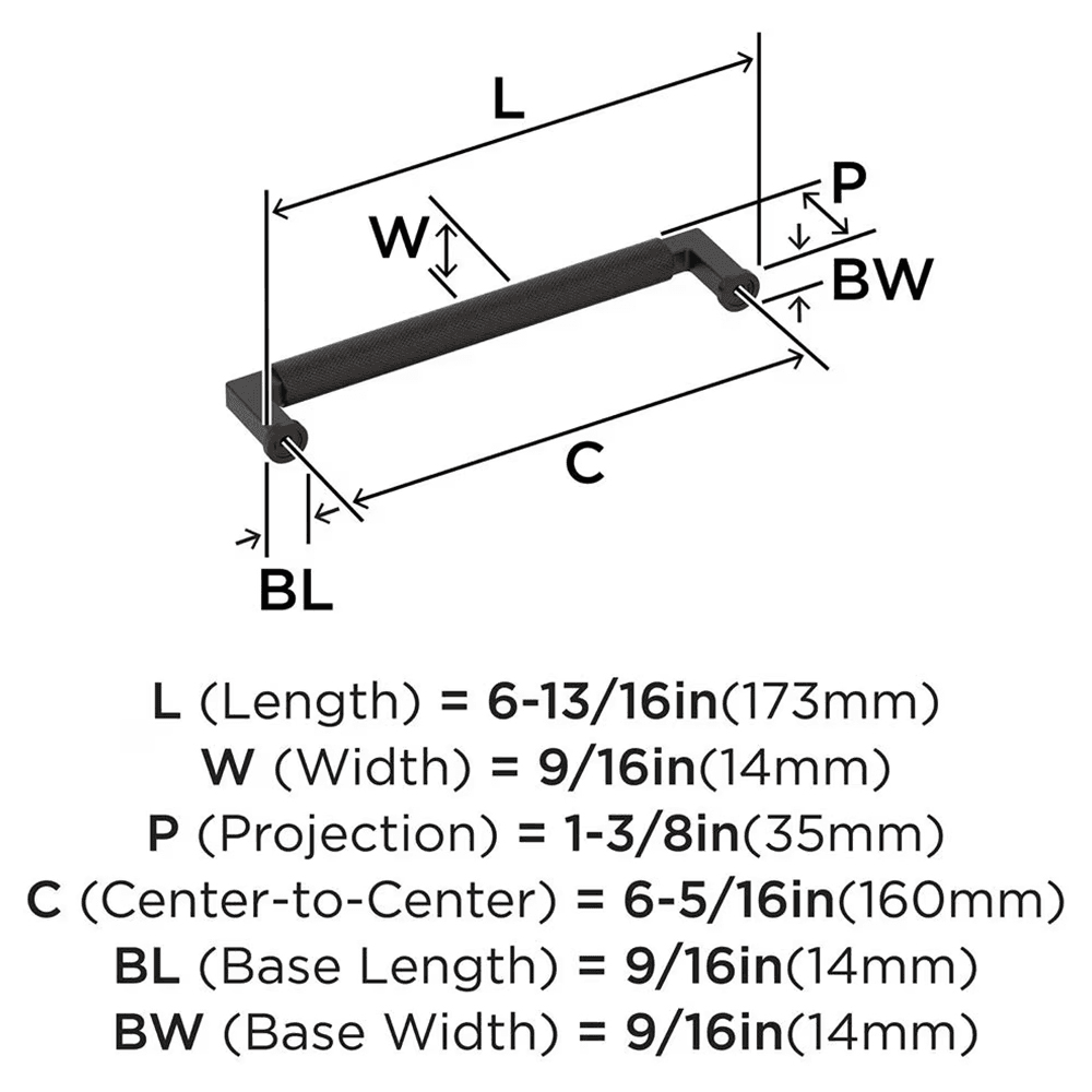 160mm Balata Cabinet Pull, Oil-Rubbed Bronze Alt 1 - Image