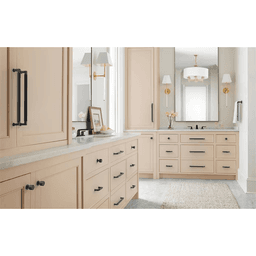 192mm Balata Cabinet Pull, Matte Black Alt 4 - Image