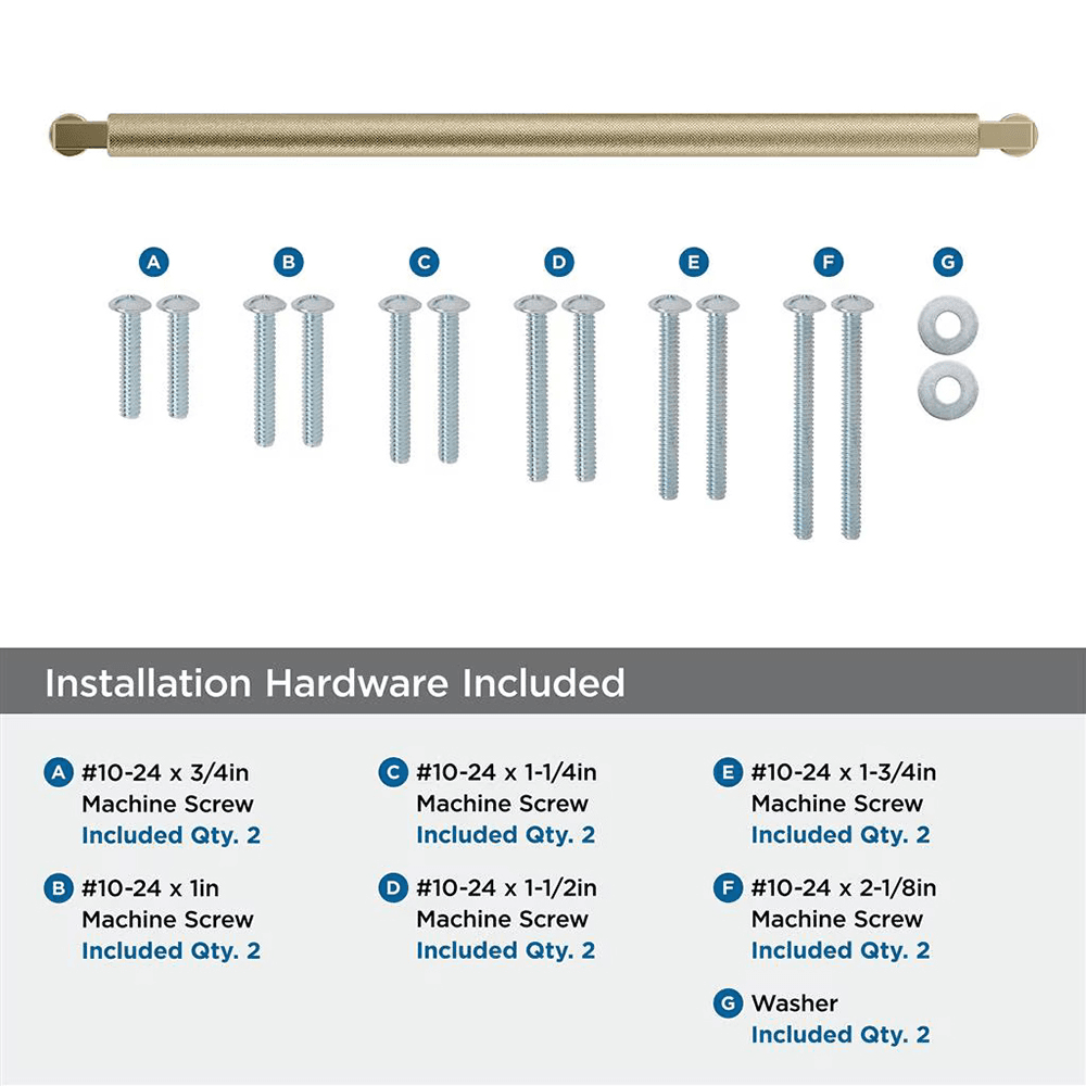 457mm Balata Appliance Pull, Golden Champagne Alt 2 - Image