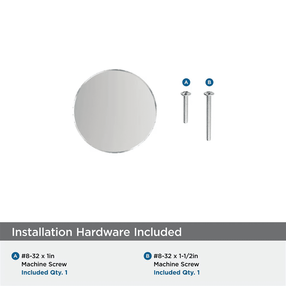 1-1/8" Balata Cabinet Knob, Polished Chrome Alt 2 - Image