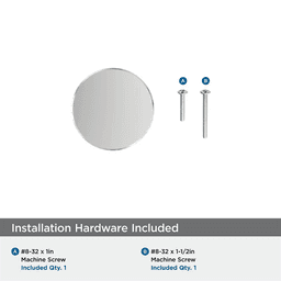 1-1/8" Balata Cabinet Knob, Polished Chrome Alt 2 - Image