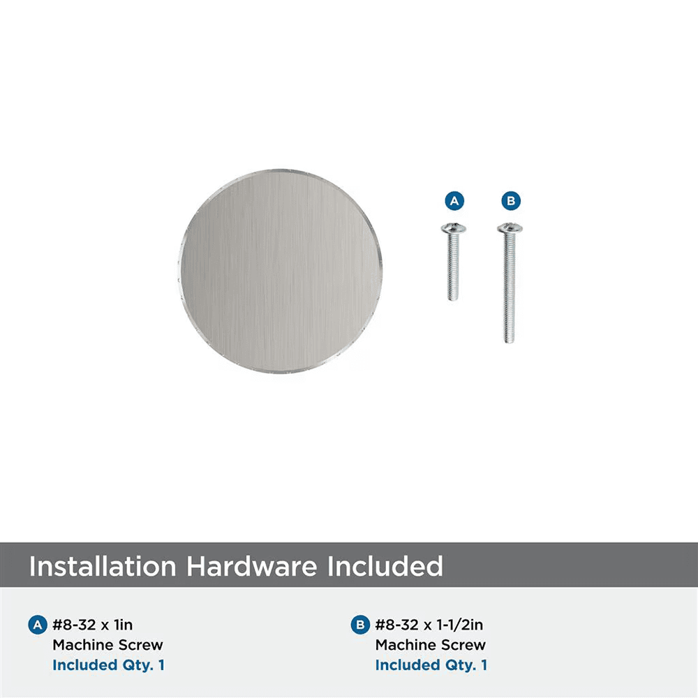 1-1/8" Balata Cabinet Knob, Satin Nickel Alt 2 - Image